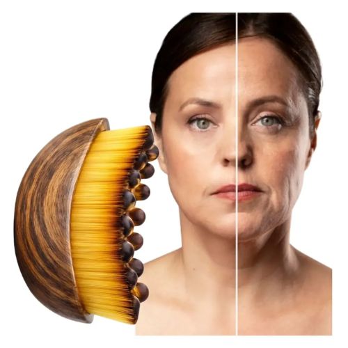 2-Pack Facial Lymphatic Massage Brushes – Soft Bristle Skincare Brush Set