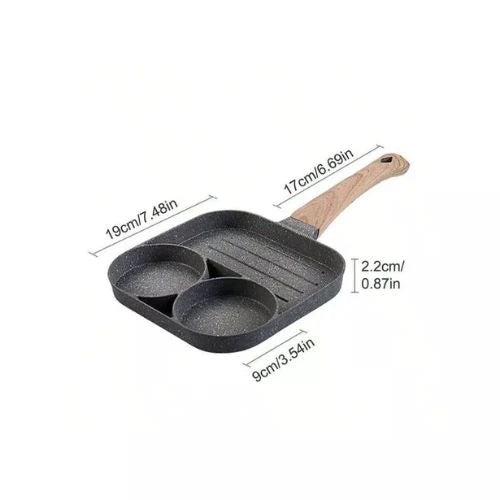 MultiCook 3-in-1 Nonstick Divided Frying Pan