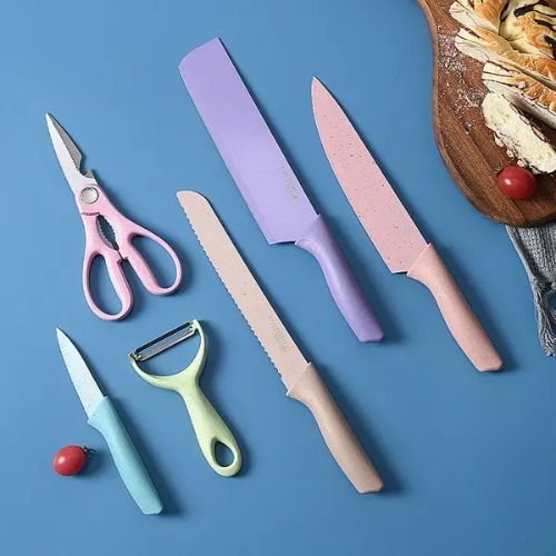 ColorCut Pro 6-Piece Stainless Steel Knife Set