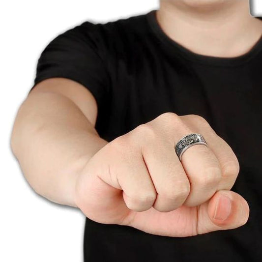 Chinese Pixiu ring inspired by traditional symbolism
