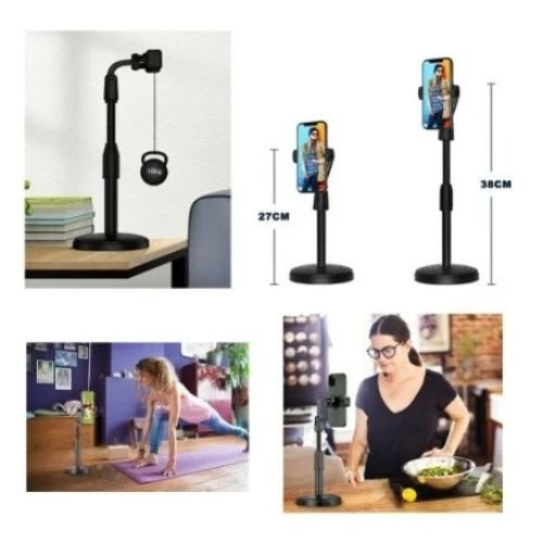Compact desktop smartphone stand with adjustable positioning for home, office, travel, and everyday use.