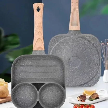 MultiCook 3-in-1 Nonstick Divided Frying Pan
