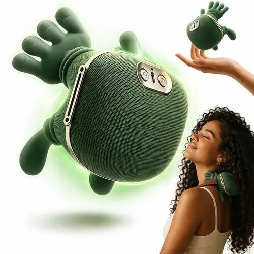 4D Heated Neck & Shoulder Massager – Rechargeable Deep Kneading Massage