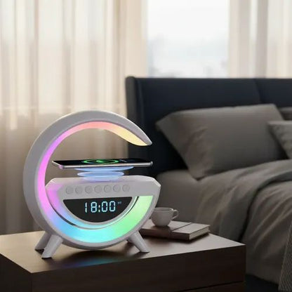 5-in-1 Bluetooth Speaker Lamp with Wireless Charger