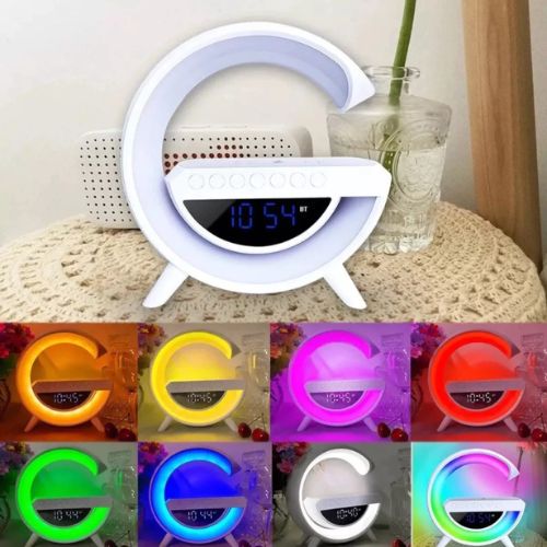 5-in-1 Bluetooth Speaker Lamp with Wireless Charger