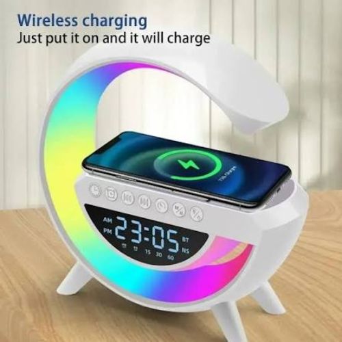 5-in-1 Bluetooth Speaker Lamp with Wireless Charger