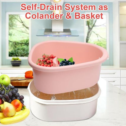 Manual Fruit and Vegetable Washer Bowl