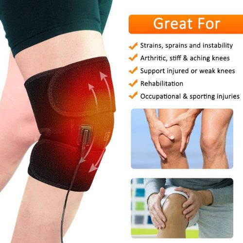 USB Heated Knee Wrap – Adjustable Heating Pad for Everyday Comfort