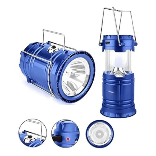 SolarGlow Rechargeable LED Camping Lantern with USB Charger