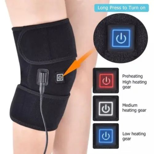 USB Heated Knee Wrap – Adjustable Heating Pad for Everyday Comfort