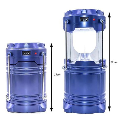SolarGlow Rechargeable LED Camping Lantern with USB Charger