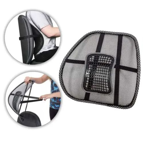 ErgoSupport Breathable Lumbar Back Support for Chair