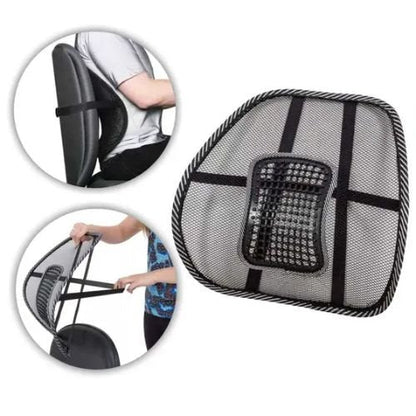 ErgoSupport Breathable Lumbar Back Support for Chair