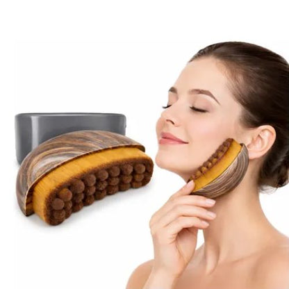 2-Pack Facial Lymphatic Massage Brushes – Soft Bristle Skincare Brush Set