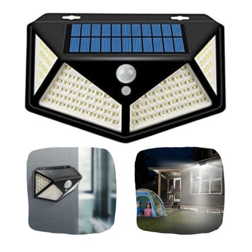 SolarBright Motion Sensor Light 100 LEDs Waterproof