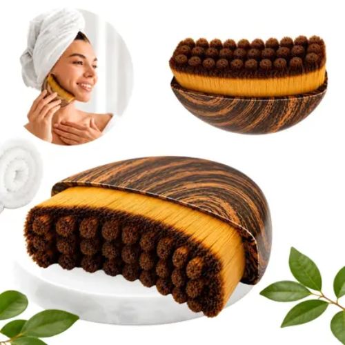 2-Pack Facial Lymphatic Massage Brushes – Soft Bristle Skincare Brush Set