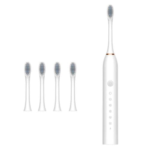 CleanWave Rechargeable Electric Toothbrush for Deep Daily Cleaning