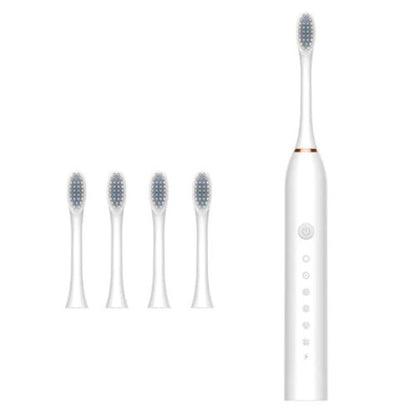 CleanWave Rechargeable Electric Toothbrush for Deep Daily Cleaning