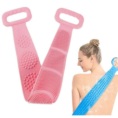 SilkyClean 4-Piece Silicone Bath Brush Set
