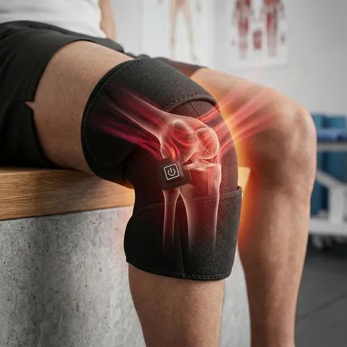 USB Heated Knee Wrap – Adjustable Heating Pad for Everyday Comfort