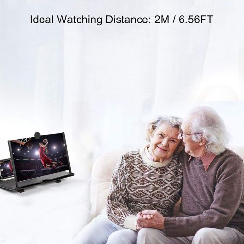 3D mobile screen enlarger designed to create a bigger viewing area for smartphone entertainment.