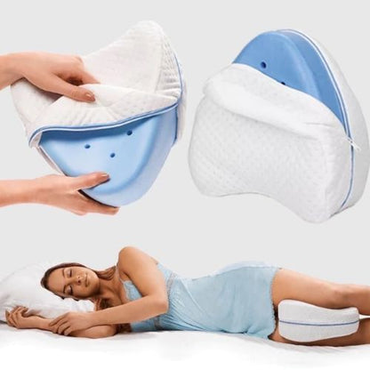 AlignSleep Ergonomic Leg Pillow with Support Strap