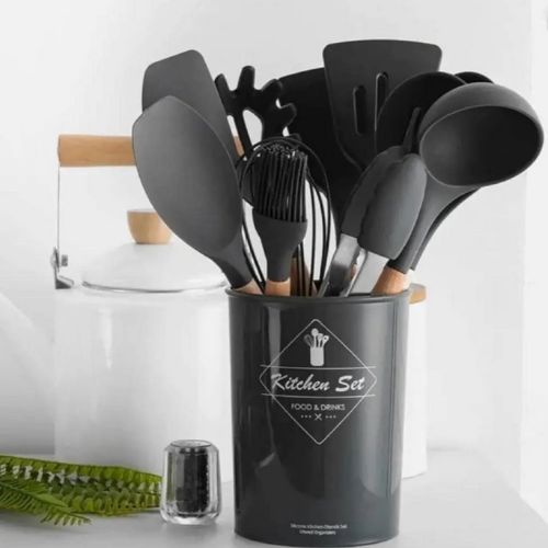 CookEase 12-Piece Silicone Kitchen Utensil Set
