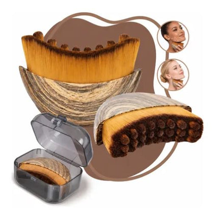 2-Pack Facial Lymphatic Massage Brushes – Soft Bristle Skincare Brush Set