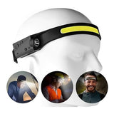 PowerBeam Rechargeable LED Headlamp with Motion Sensor