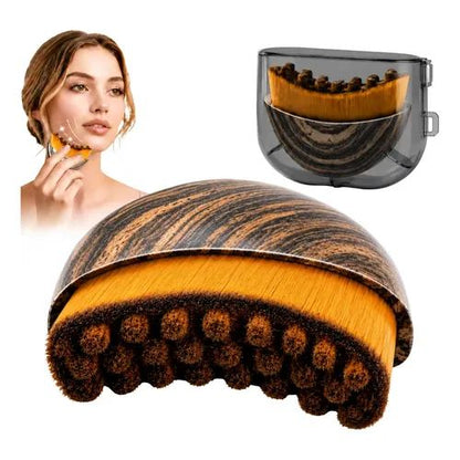2-Pack Facial Lymphatic Massage Brushes – Soft Bristle Skincare Brush Set