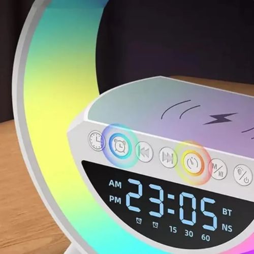 5-in-1 Bluetooth Speaker Lamp with Wireless Charger