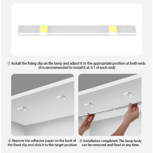SmartGlow Motion Sensor LED Light Bar USB Rechargeable