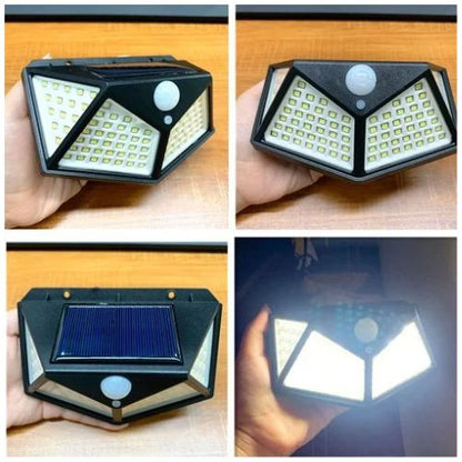 SolarBright Motion Sensor Light 100 LEDs Waterproof