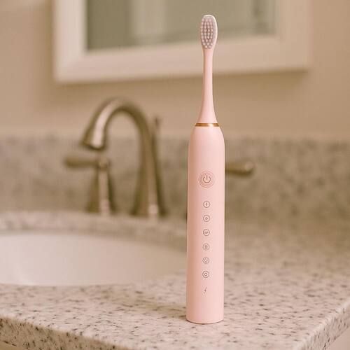 CleanWave Rechargeable Electric Toothbrush for Deep Daily Cleaning