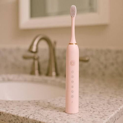 CleanWave Rechargeable Electric Toothbrush for Deep Daily Cleaning