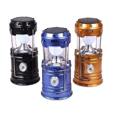 SolarGlow Rechargeable LED Camping Lantern with USB Charger