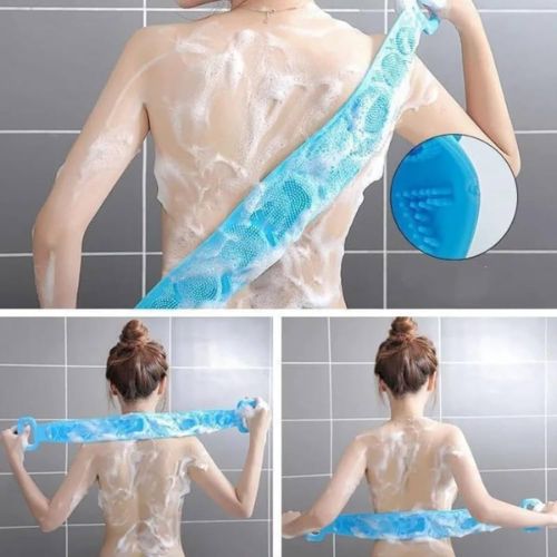 SilkyClean 4-Piece Silicone Bath Brush Set