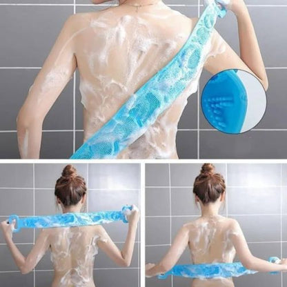 SilkyClean 4-Piece Silicone Bath Brush Set