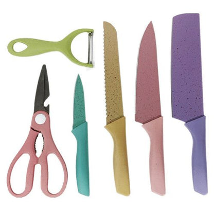 ColorCut Pro 6-Piece Stainless Steel Knife Set