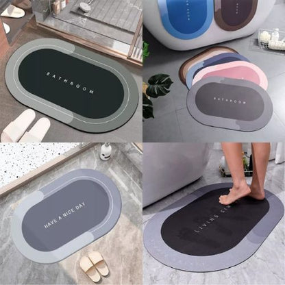 DryStep Ultra Absorbent Quick-Dry Bath Mat