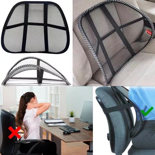 ErgoSupport Breathable Lumbar Back Support for Chair