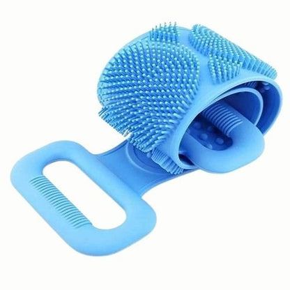 SilkyClean 4-Piece Silicone Bath Brush Set
