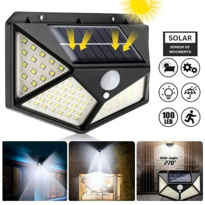 SolarBright Motion Sensor Light 100 LEDs Waterproof