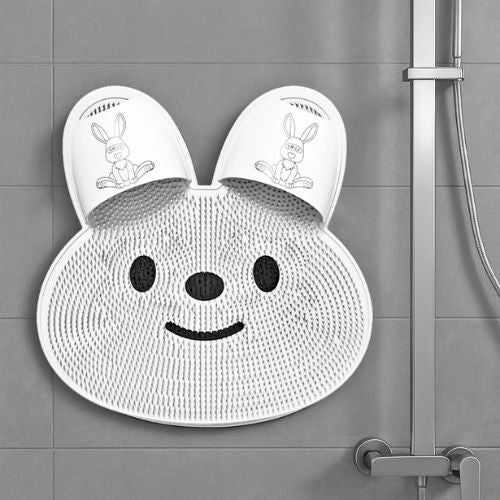 BunnyClean Foot Scrubber Silicone Bath Mat
