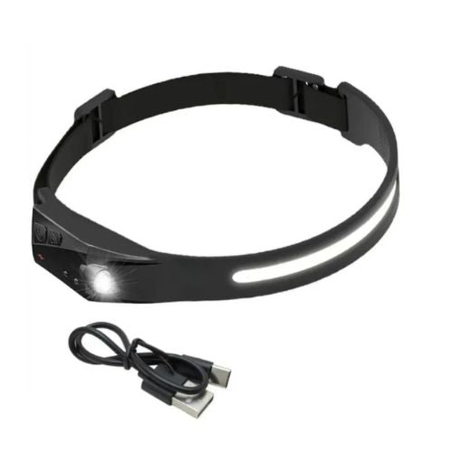 PowerBeam Rechargeable LED Headlamp with Motion Sensor