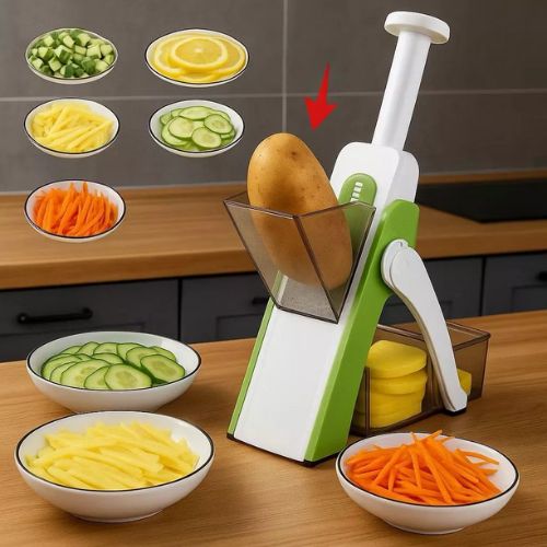 SliceMaster Pro 5-in-1 Adjustable Vegetable Cutter
