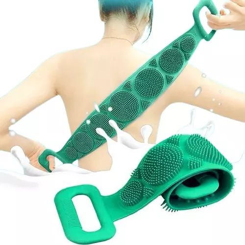 SilkyClean 4-Piece Silicone Bath Brush Set
