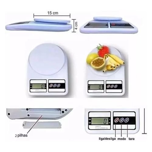 NutriScale Precision Digital Kitchen Scale 10kg