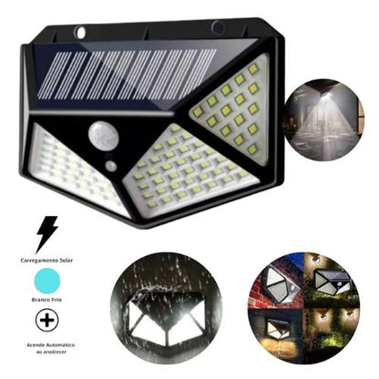 SolarBright Motion Sensor Light 100 LEDs Waterproof