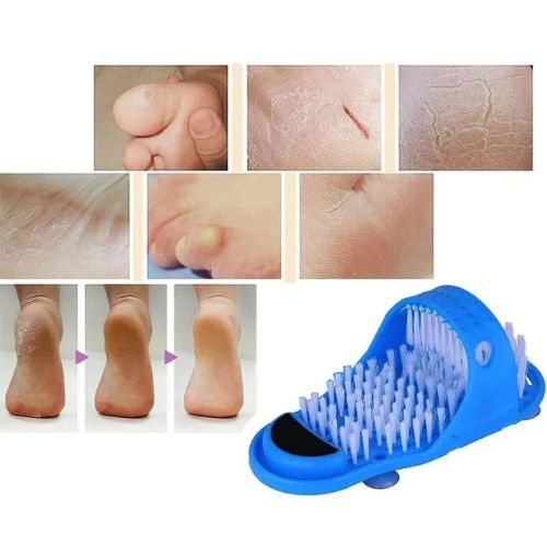 FootClean Scrubber Slippers for Deep Foot Cleaning
